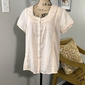 Tommy Hilfiger- Tan Boho Top